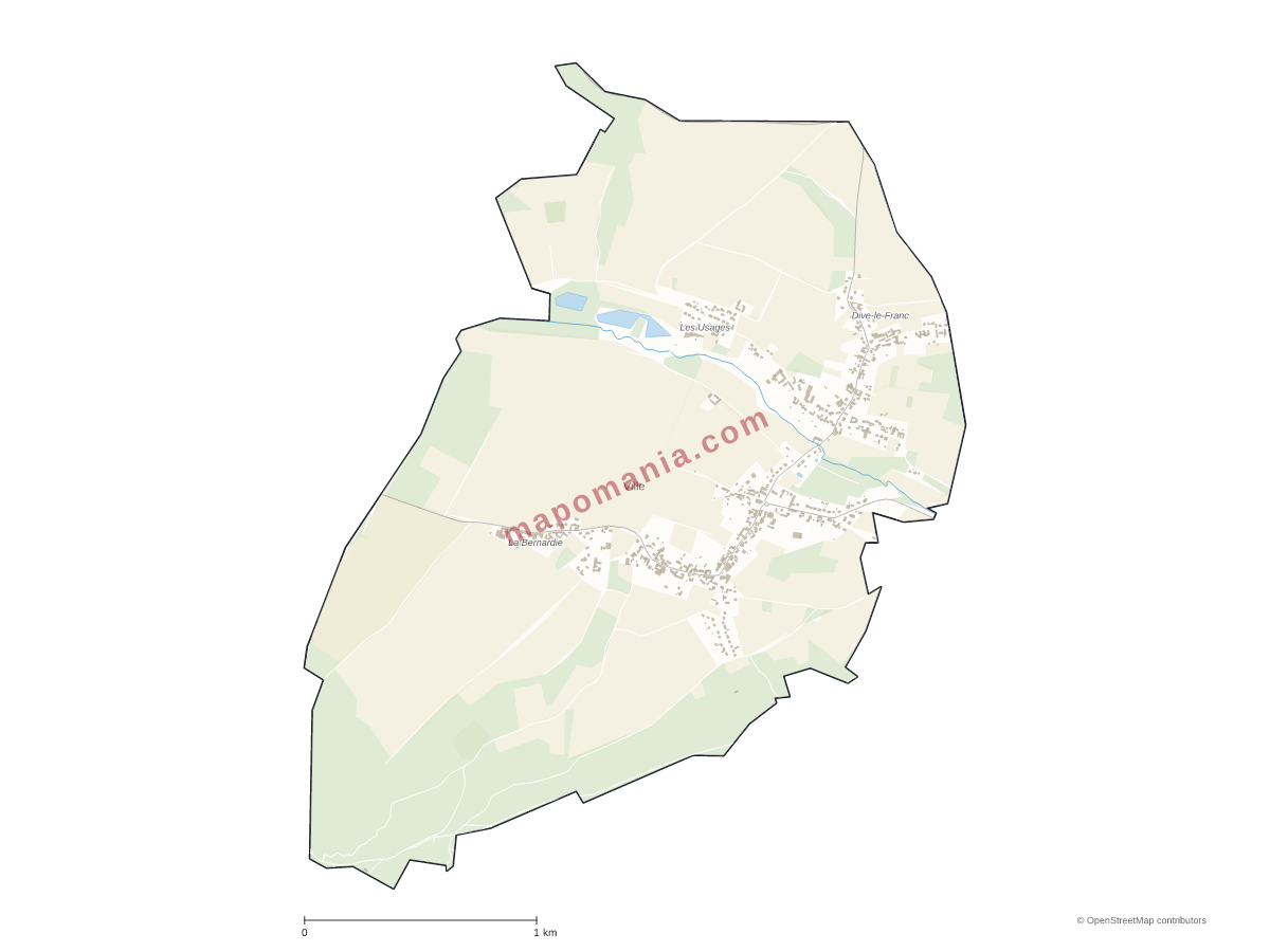 Carte de Ville à personnaliser