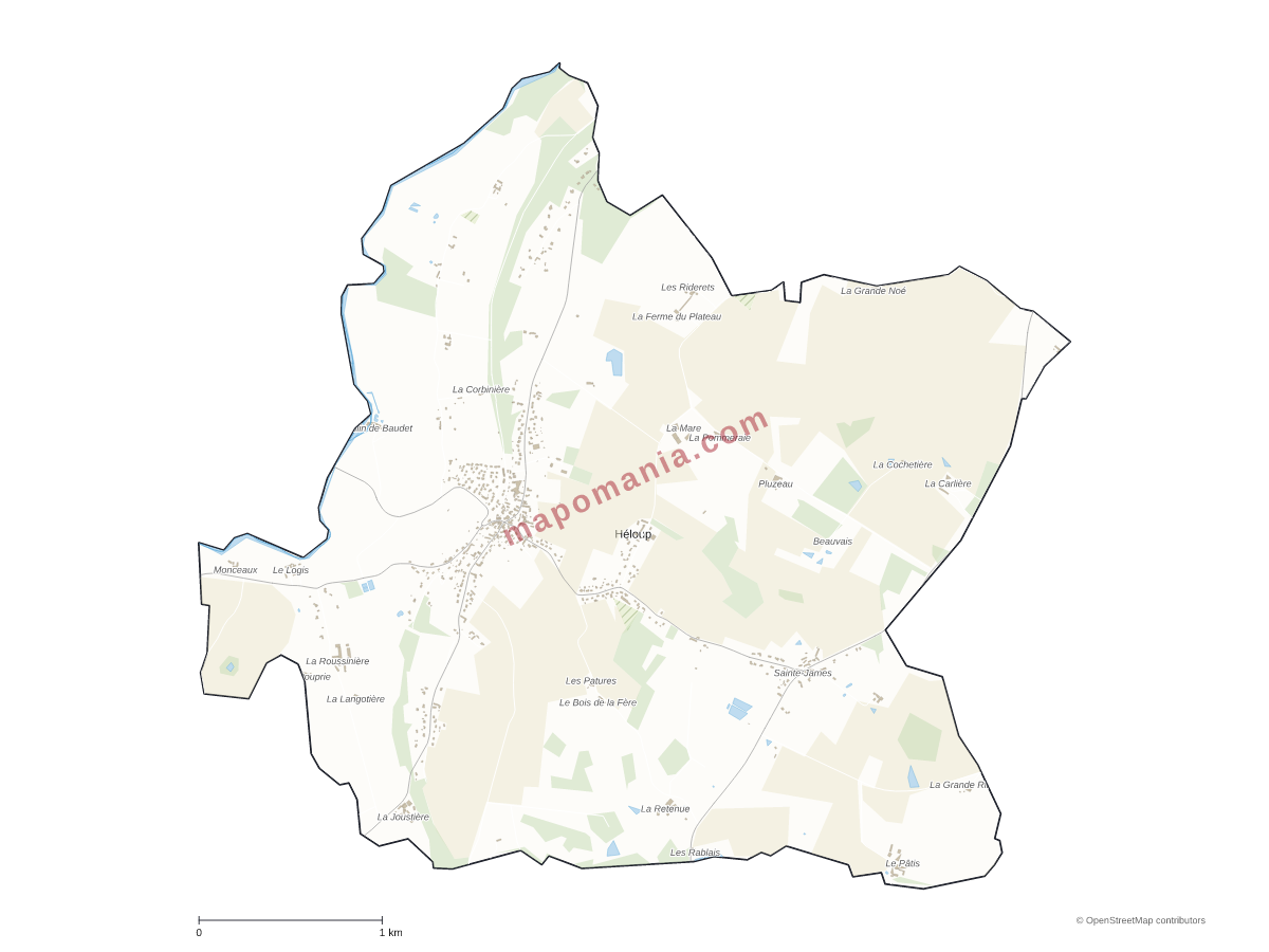 Carte de Héloup à personnaliser