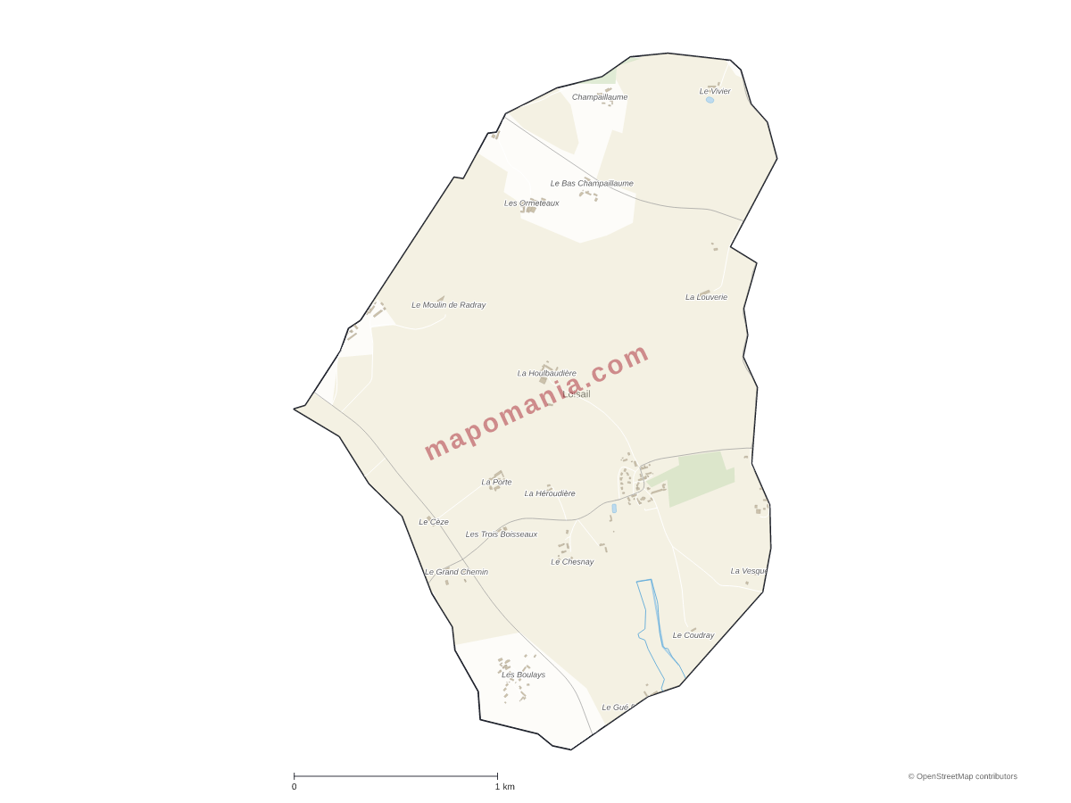 Carte de Loisail à personnaliser