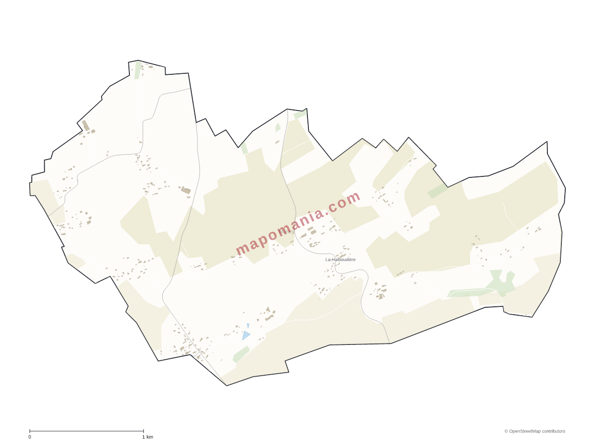 Carte de Moncy à personnaliser