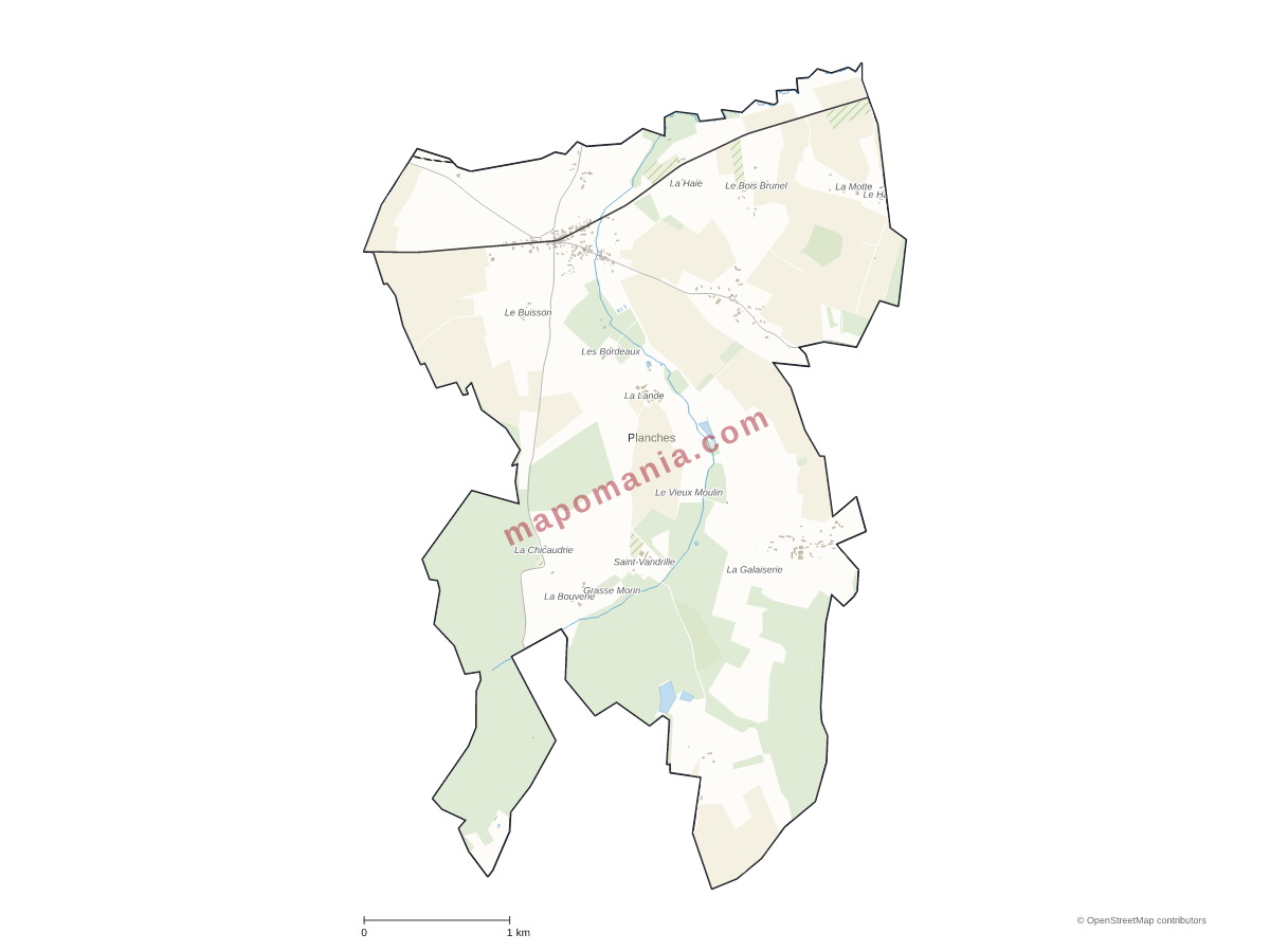 Carte de Planches à personnaliser