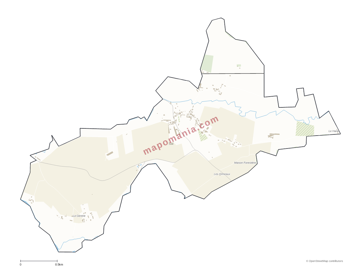 Carte de Sai à personnaliser