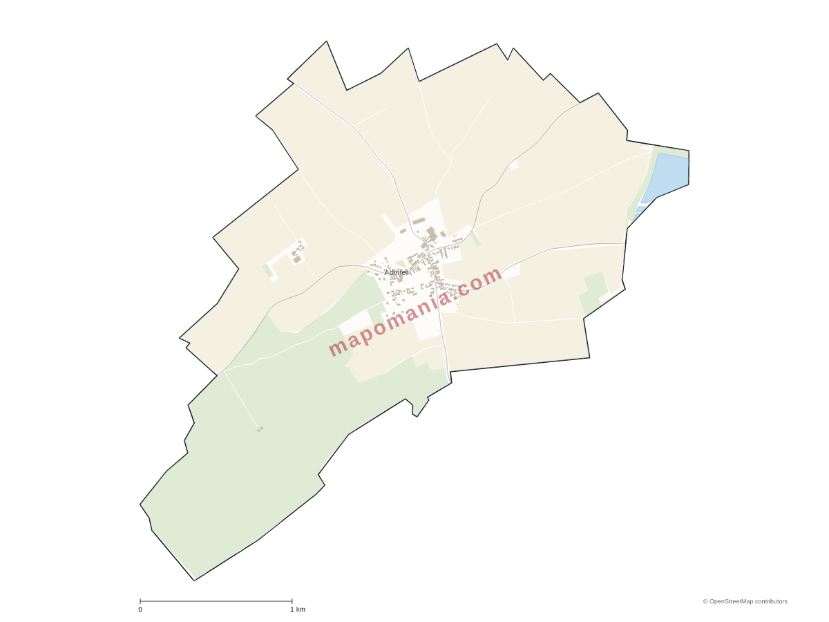 Carte de Adinfer à personnaliser