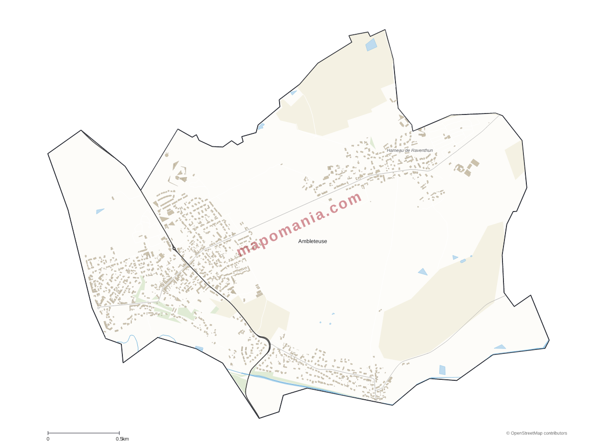 Carte de Ambleteuse à personnaliser