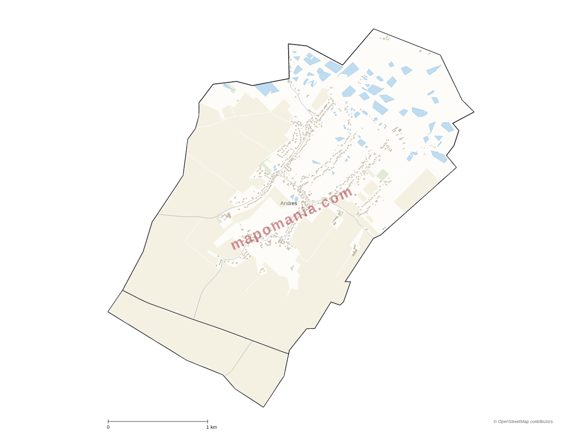 Carte de Andres à personnaliser
