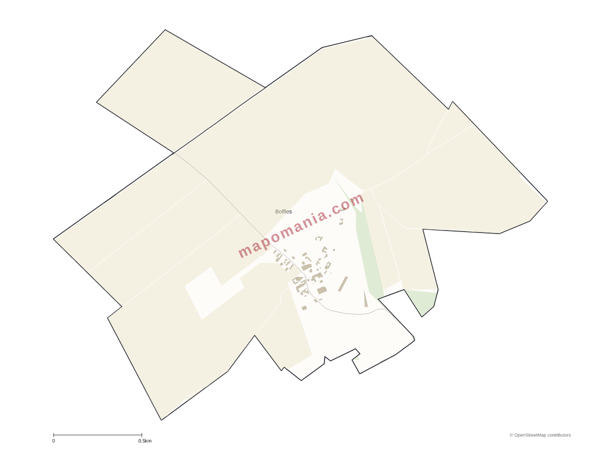 Carte de Boffles à personnaliser