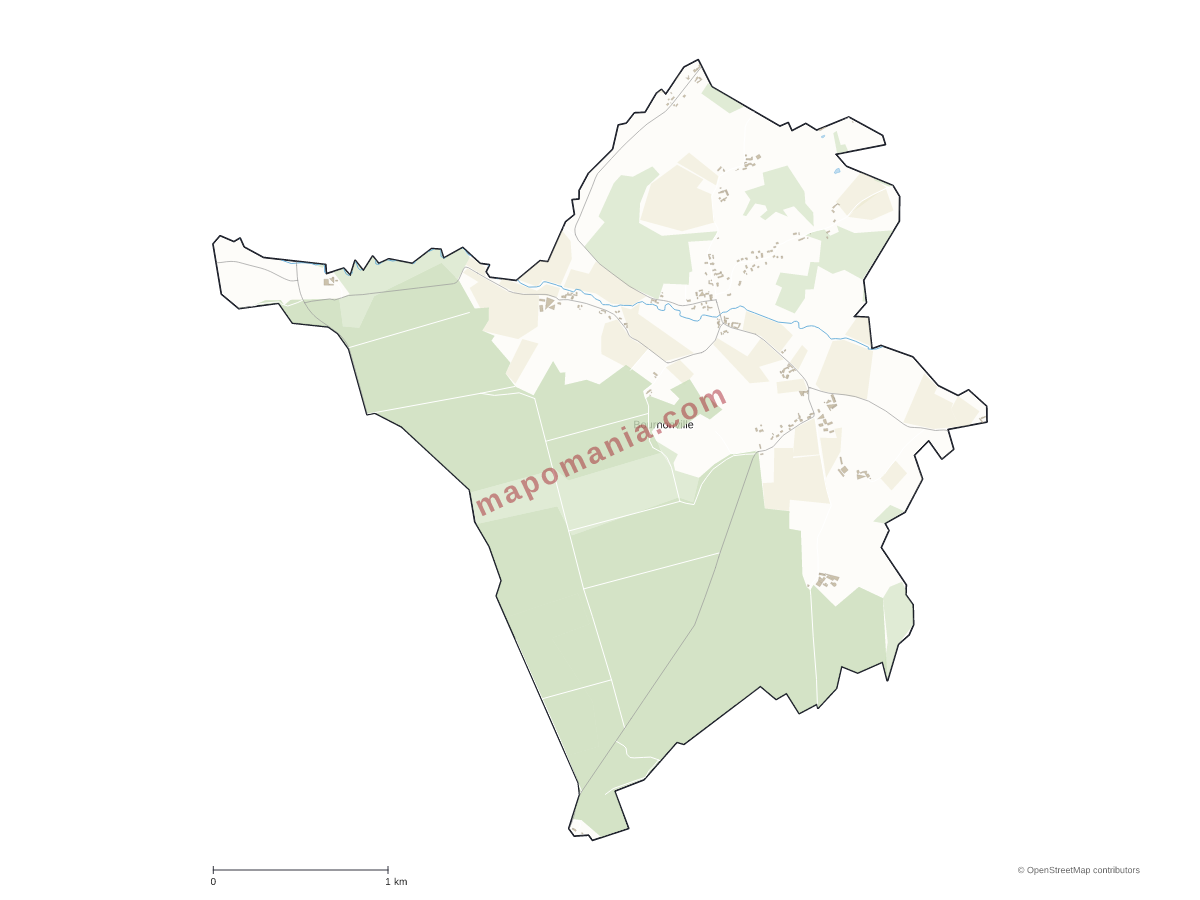 Carte de Bournonville à personnaliser