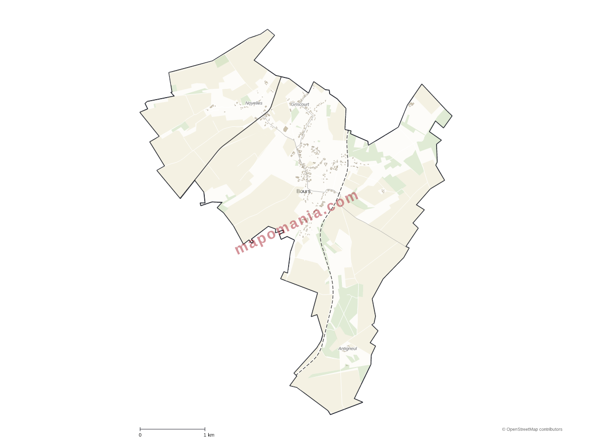 Carte de Bours à personnaliser