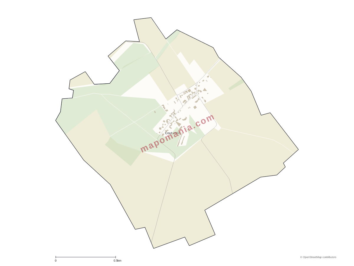 Carte de Couturelle à personnaliser