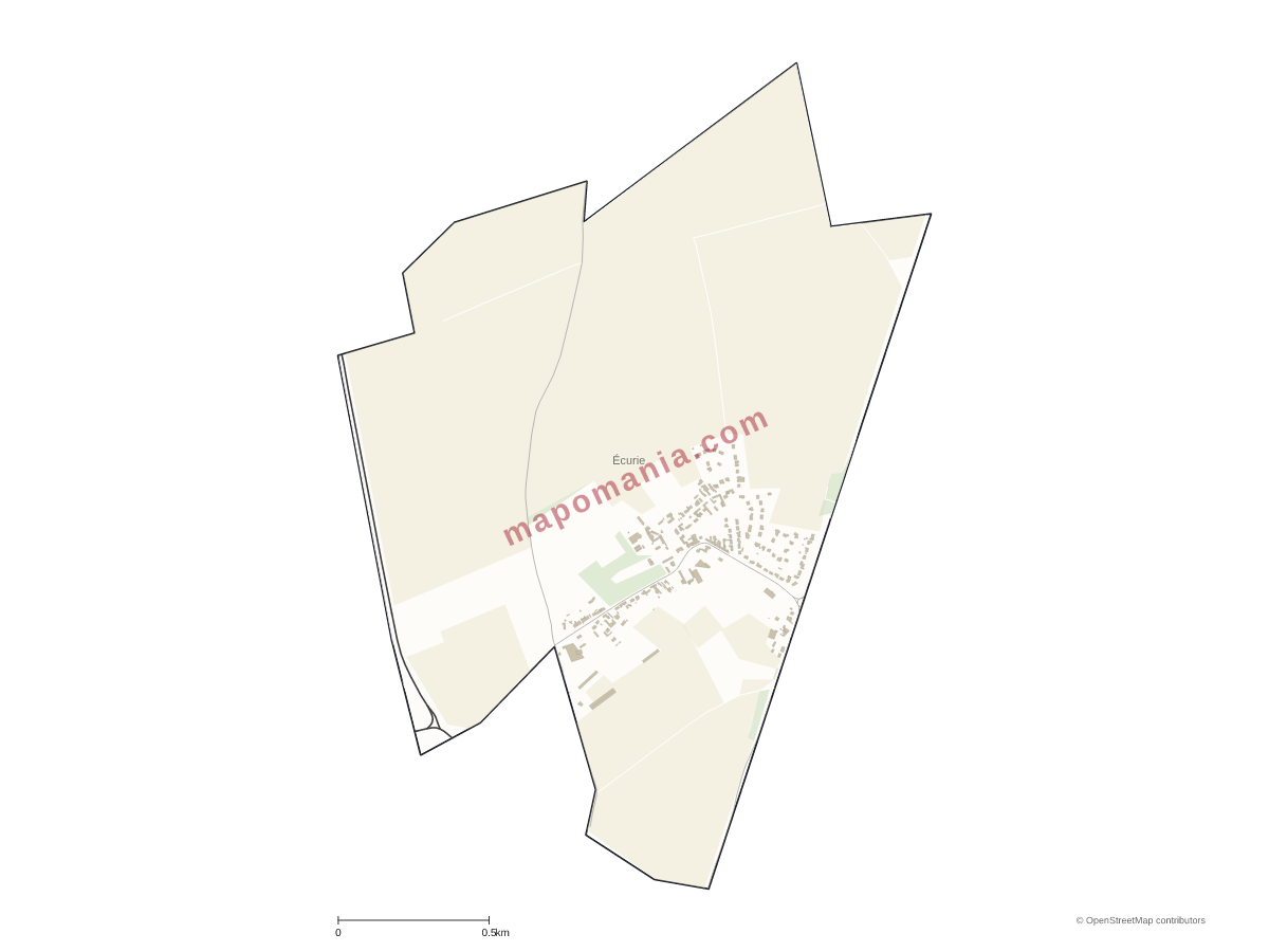 Carte de Écurie à personnaliser