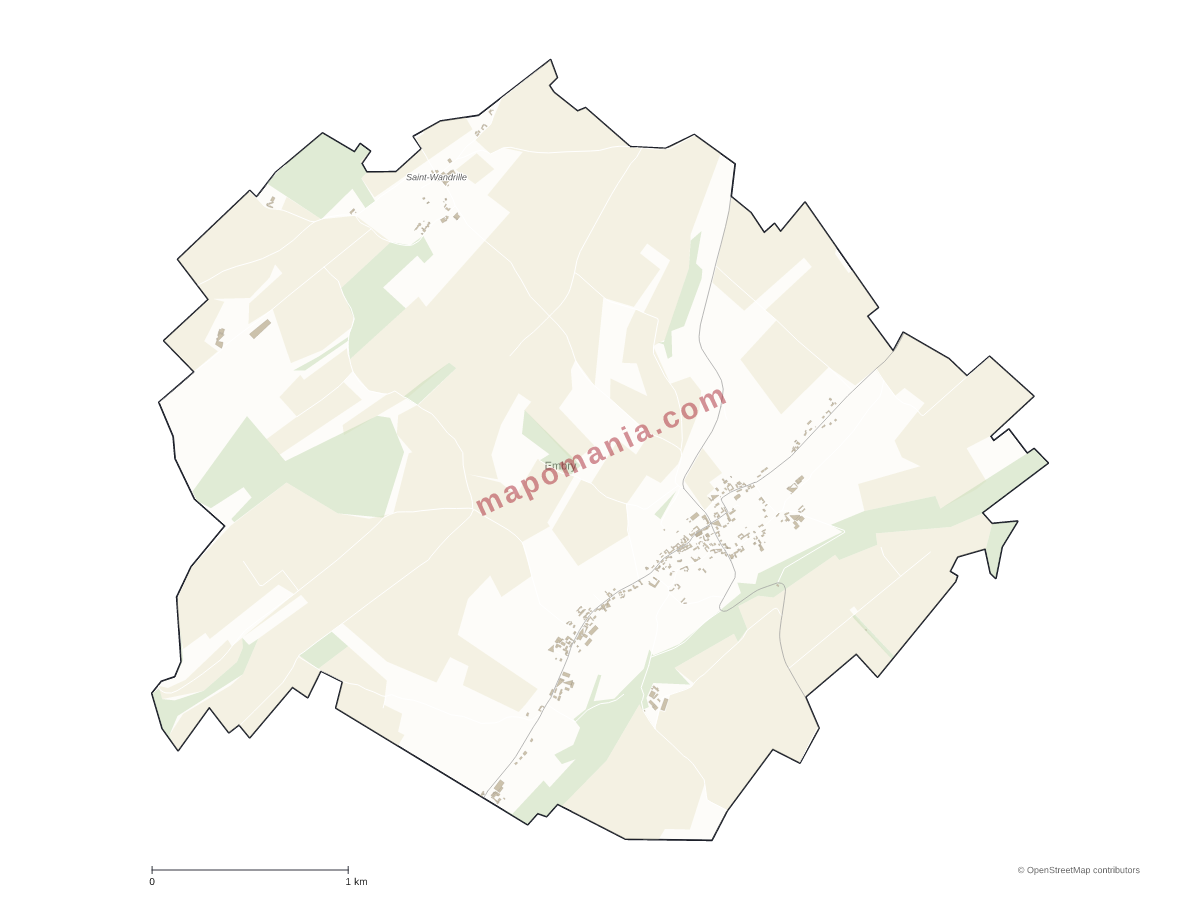 Carte de Embry à personnaliser