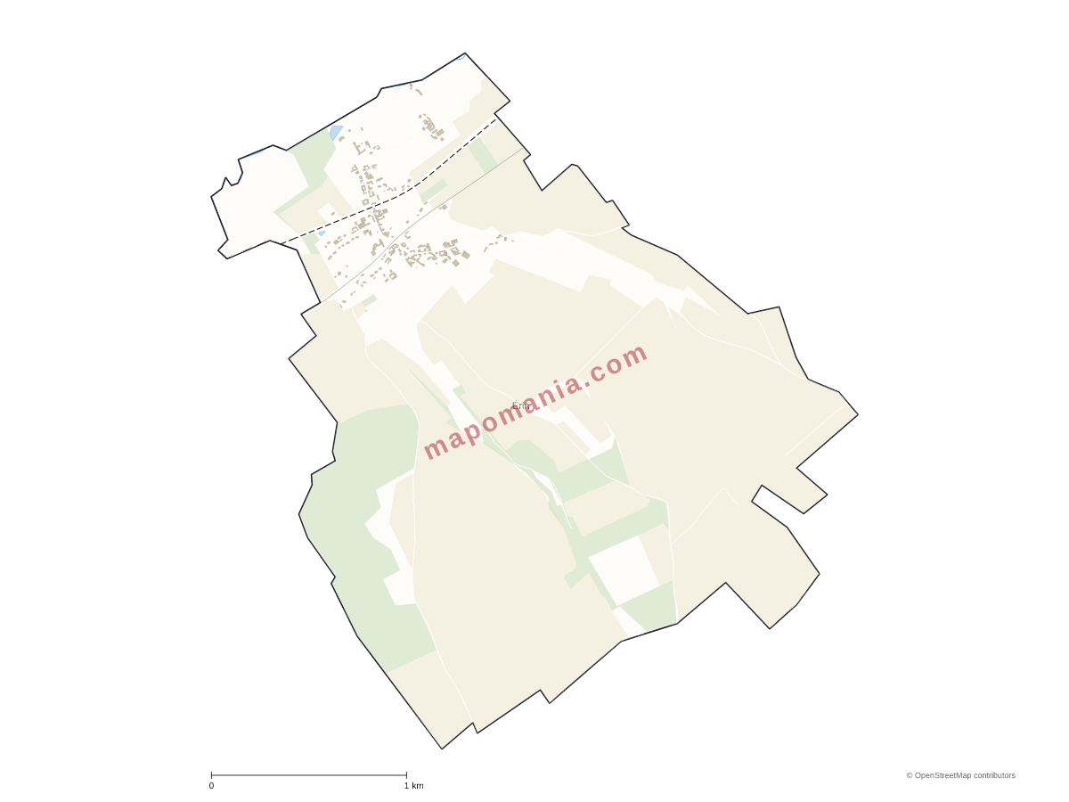 Carte de Érin à personnaliser