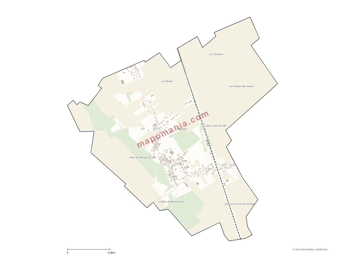 Carte de Farbus à personnaliser