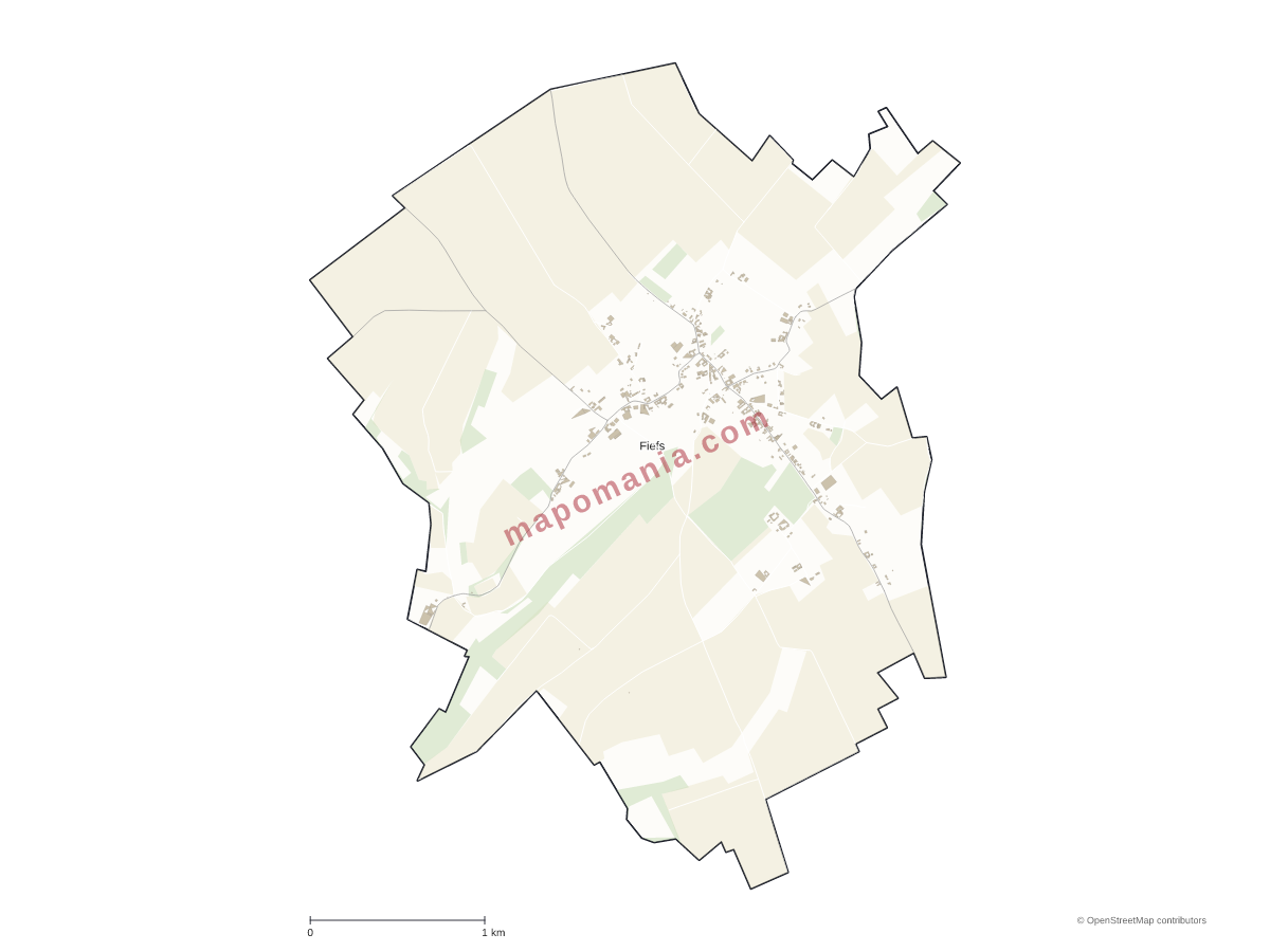 Carte de Fiefs à personnaliser