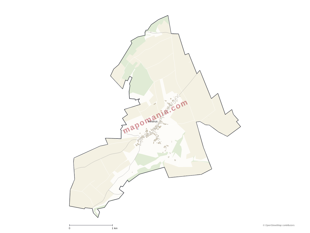 Carte de Hestrus à personnaliser