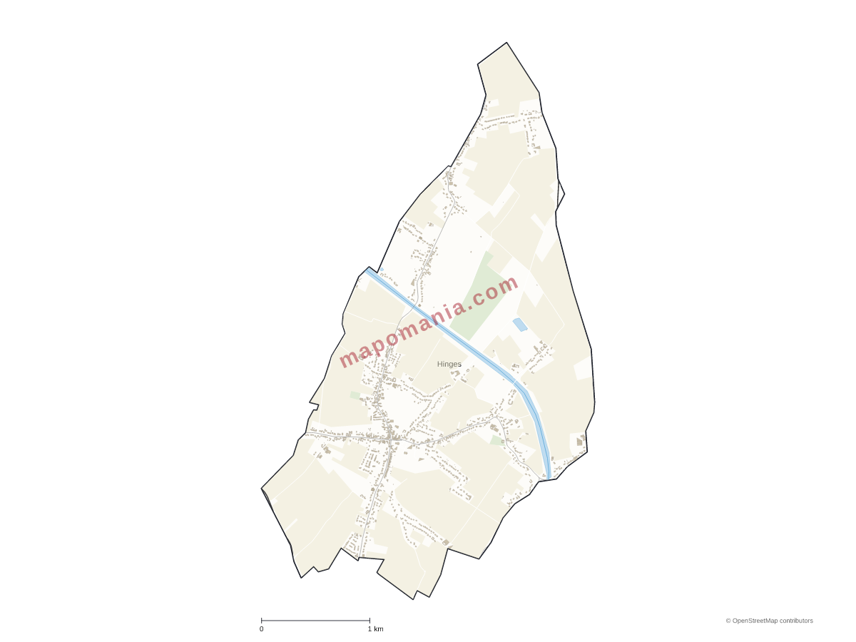 Carte de Hinges à personnaliser