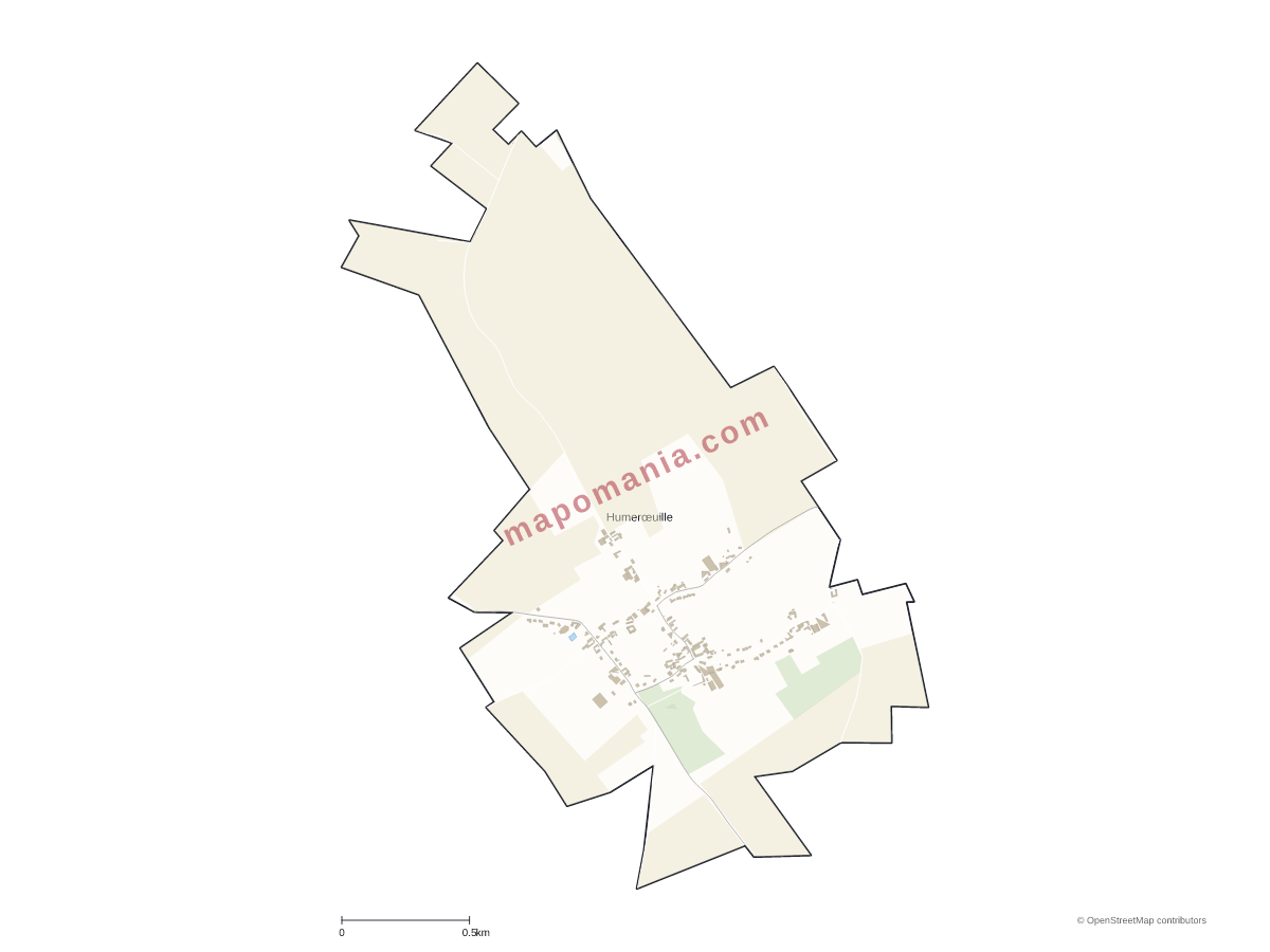 Carte de Humerœuille à personnaliser