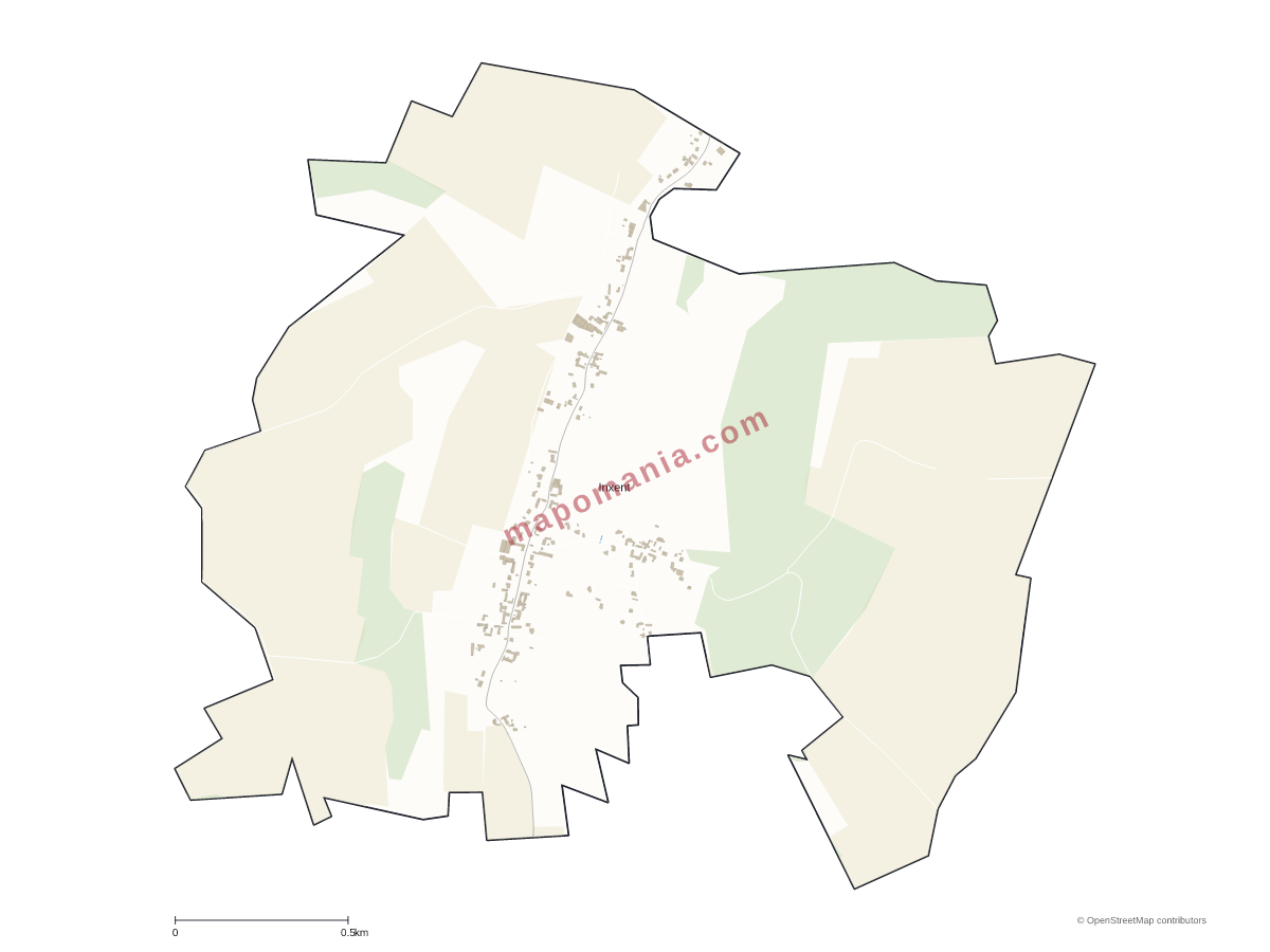 Carte de Inxent à personnaliser