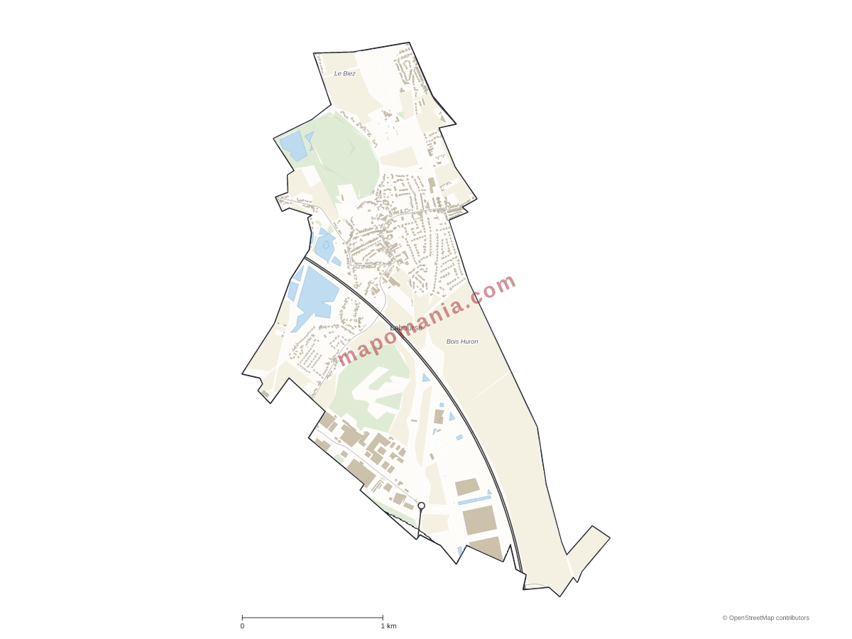 Carte de Labourse à personnaliser