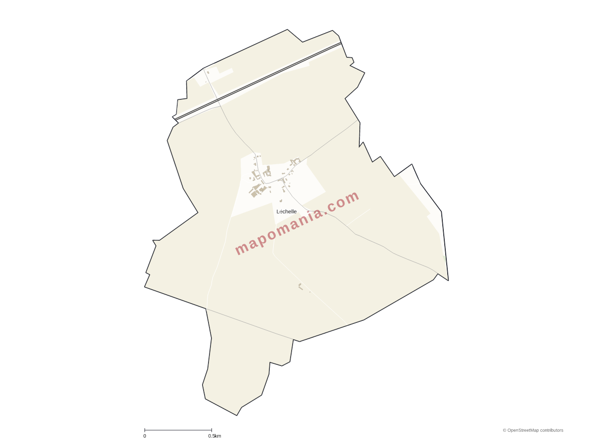 Carte de Léchelle à personnaliser