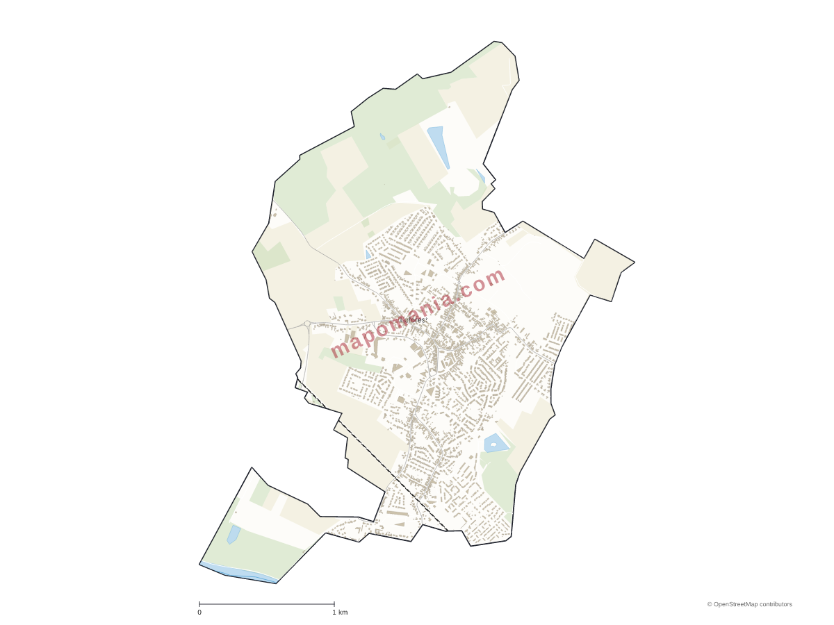 Carte de Leforest à personnaliser