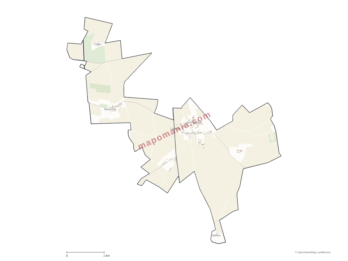 Carte de Lépine à personnaliser