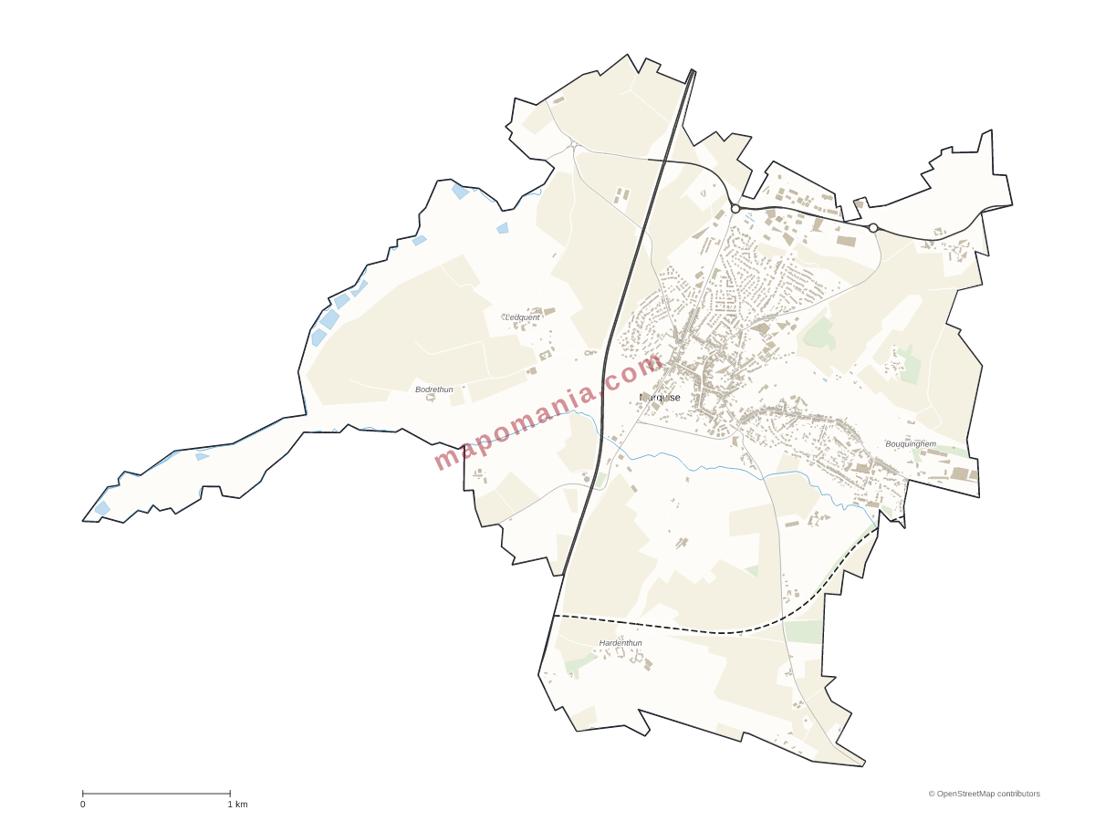 Carte de Marquise à personnaliser