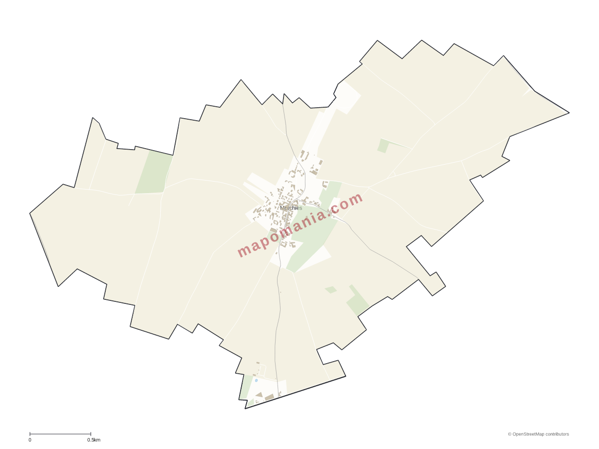 Carte de Morchies à personnaliser