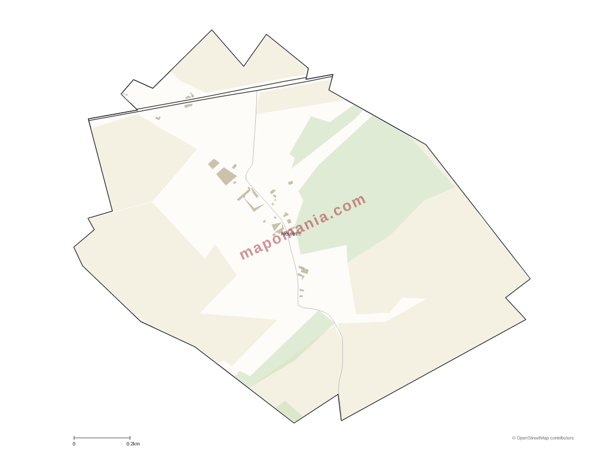 Carte de Neulette à personnaliser