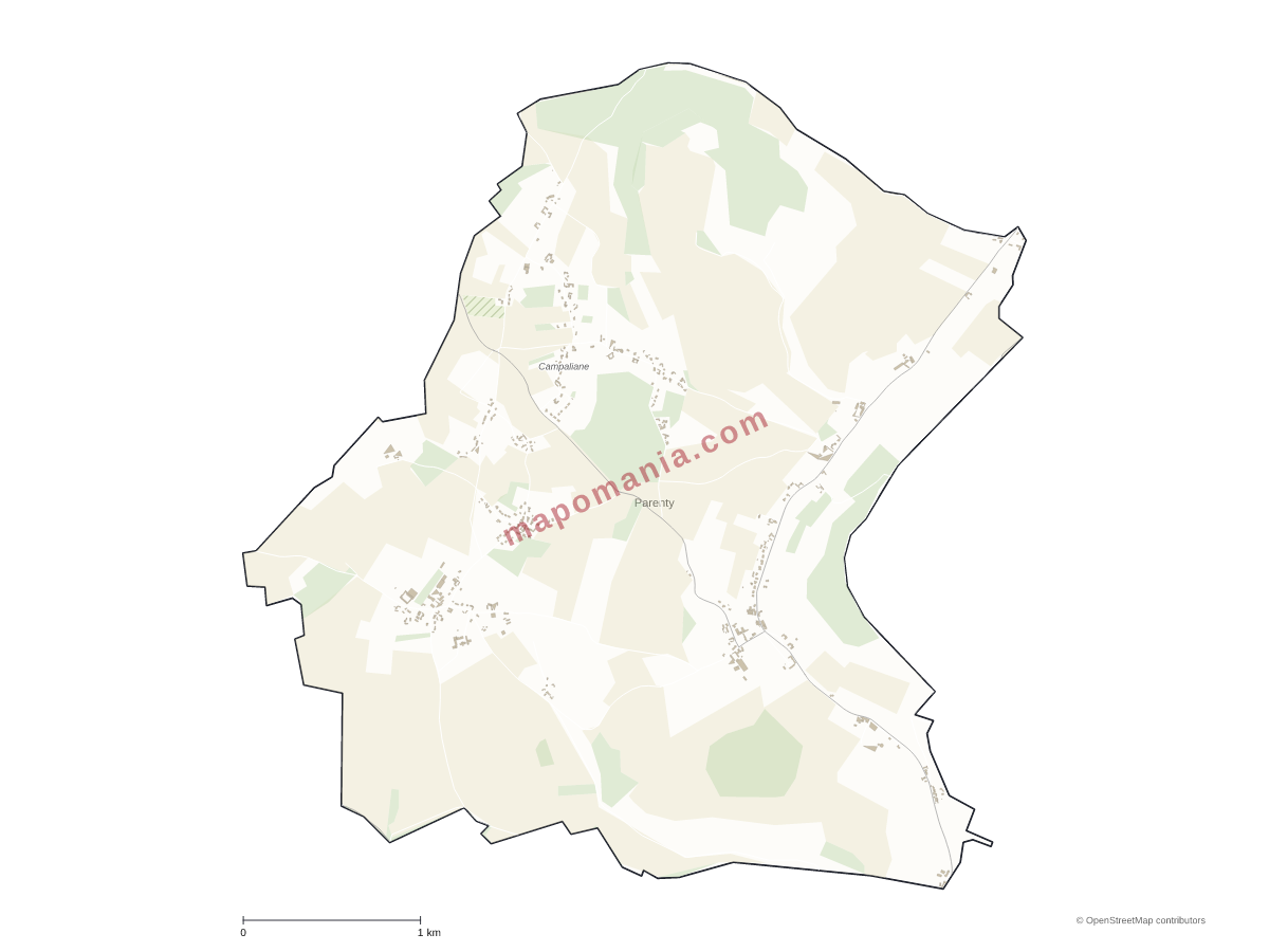 Carte de Parenty à personnaliser
