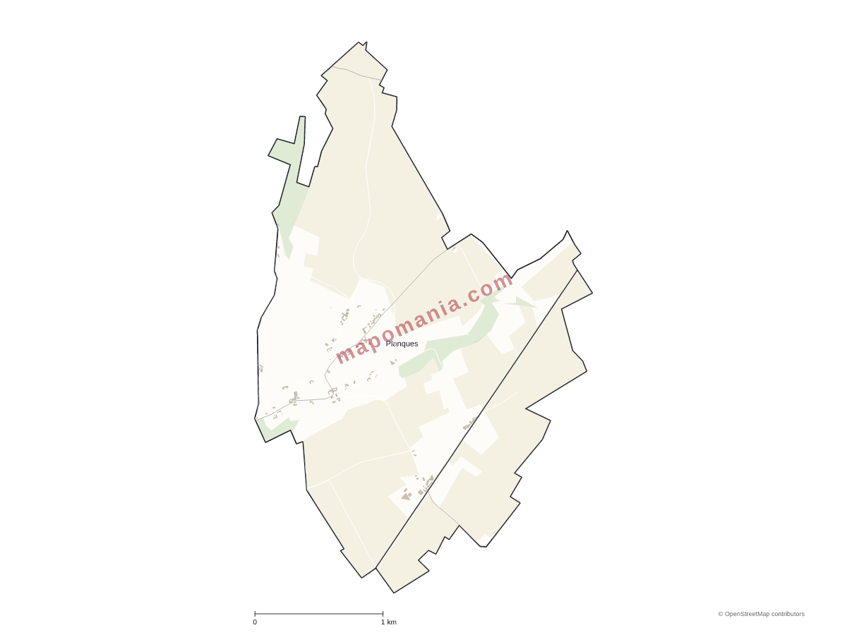 Carte de Planques à personnaliser
