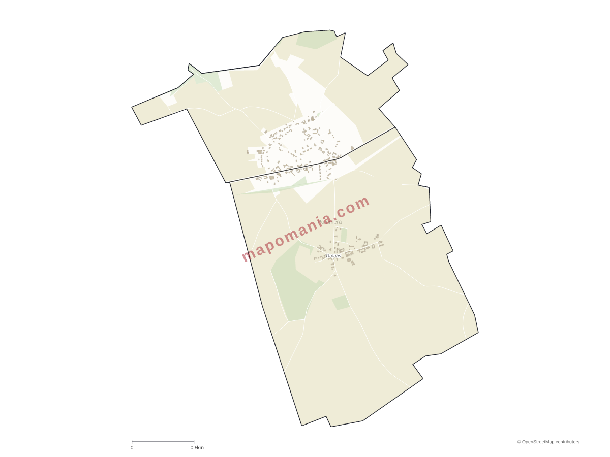 Carte de Pommera à personnaliser