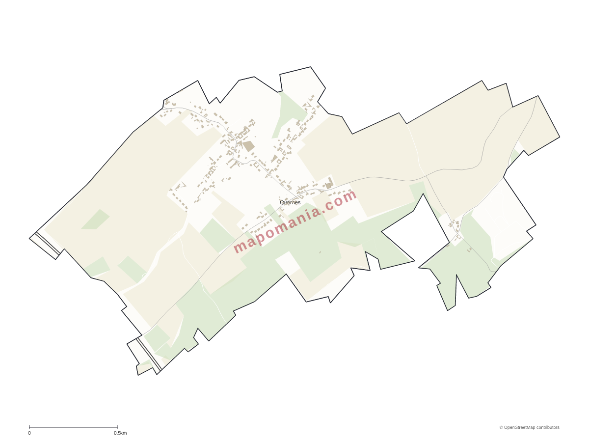 Carte de Quernes à personnaliser