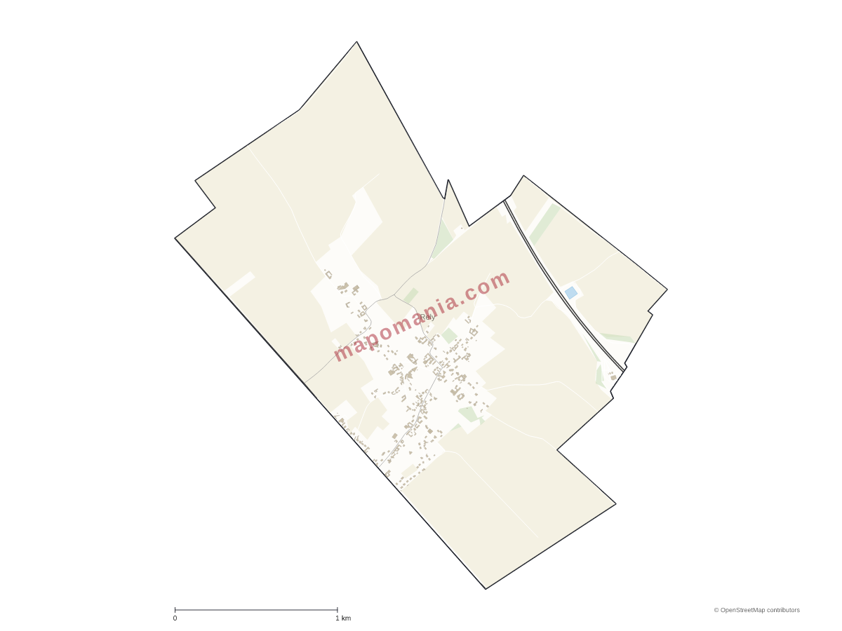 Carte de Rely à personnaliser