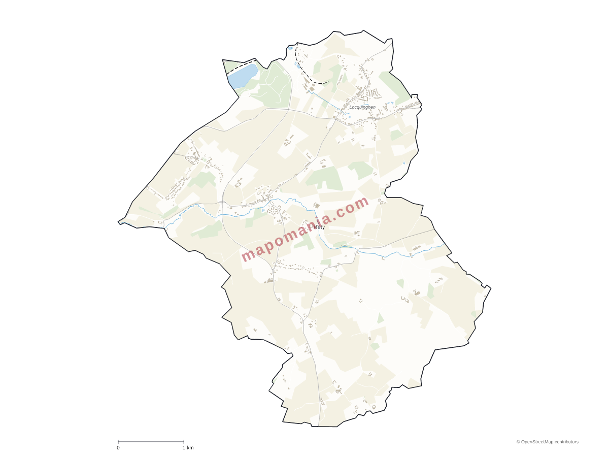 Carte de Rety à personnaliser