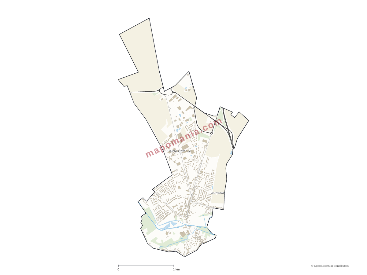 Carte de Sainte-Catherine à personnaliser