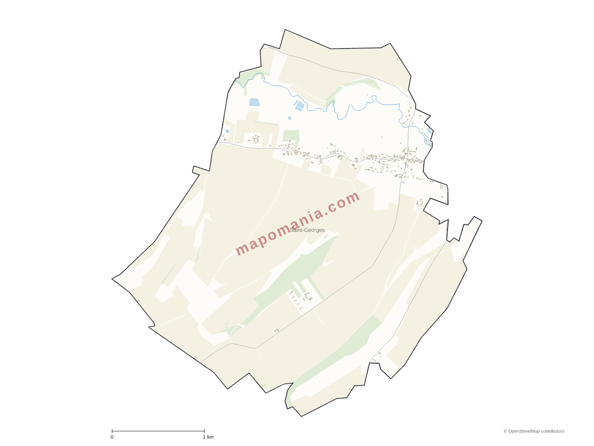 Carte de Saint-Georges à personnaliser