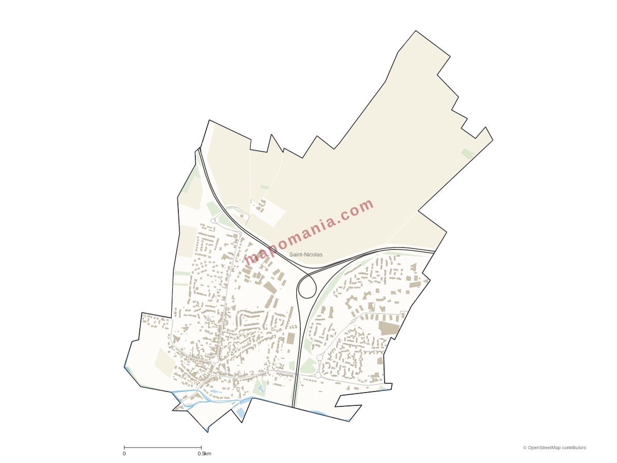 Carte de Saint-Nicolas à personnaliser