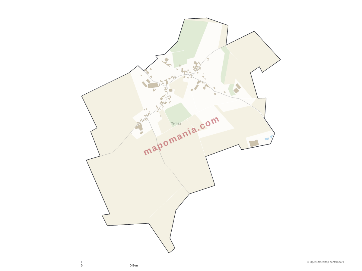 Carte de Ternas à personnaliser
