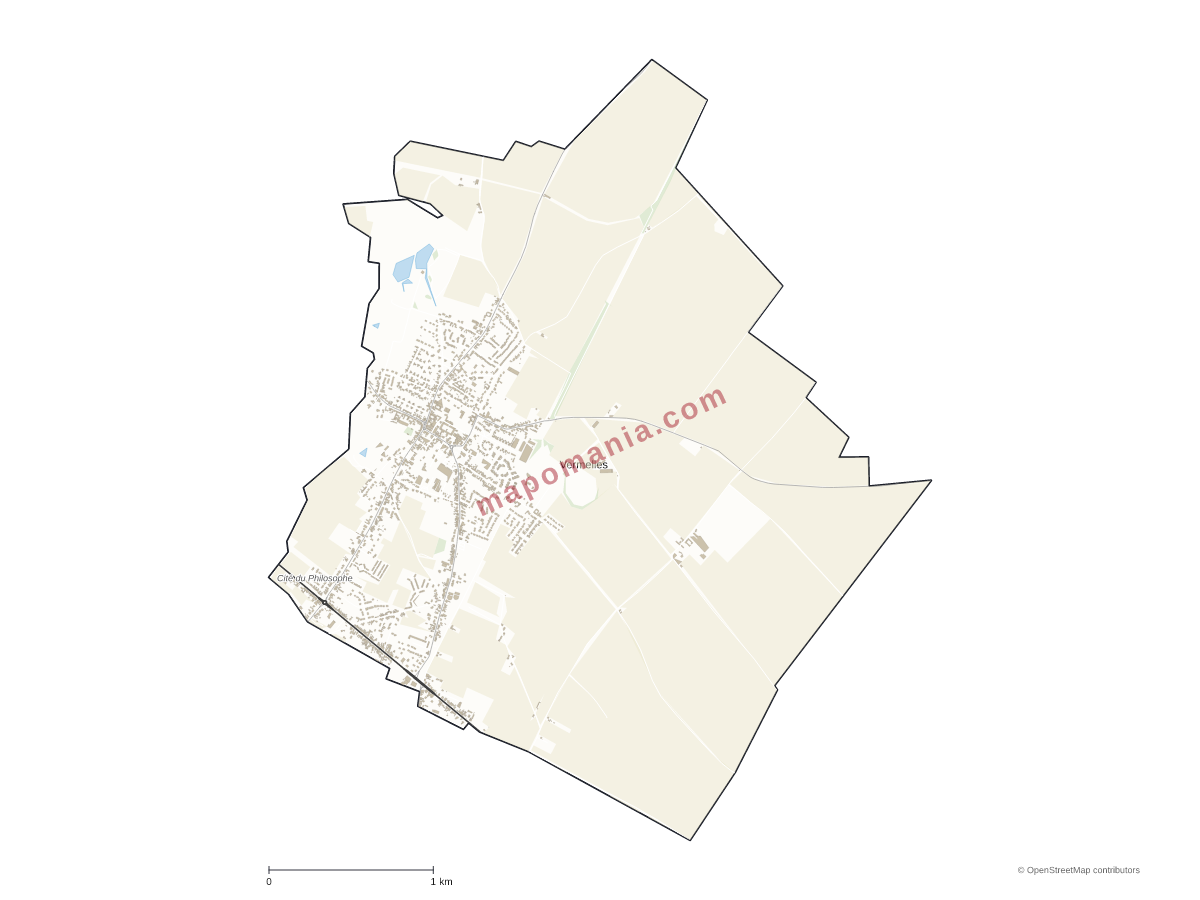Carte de Vermelles à personnaliser