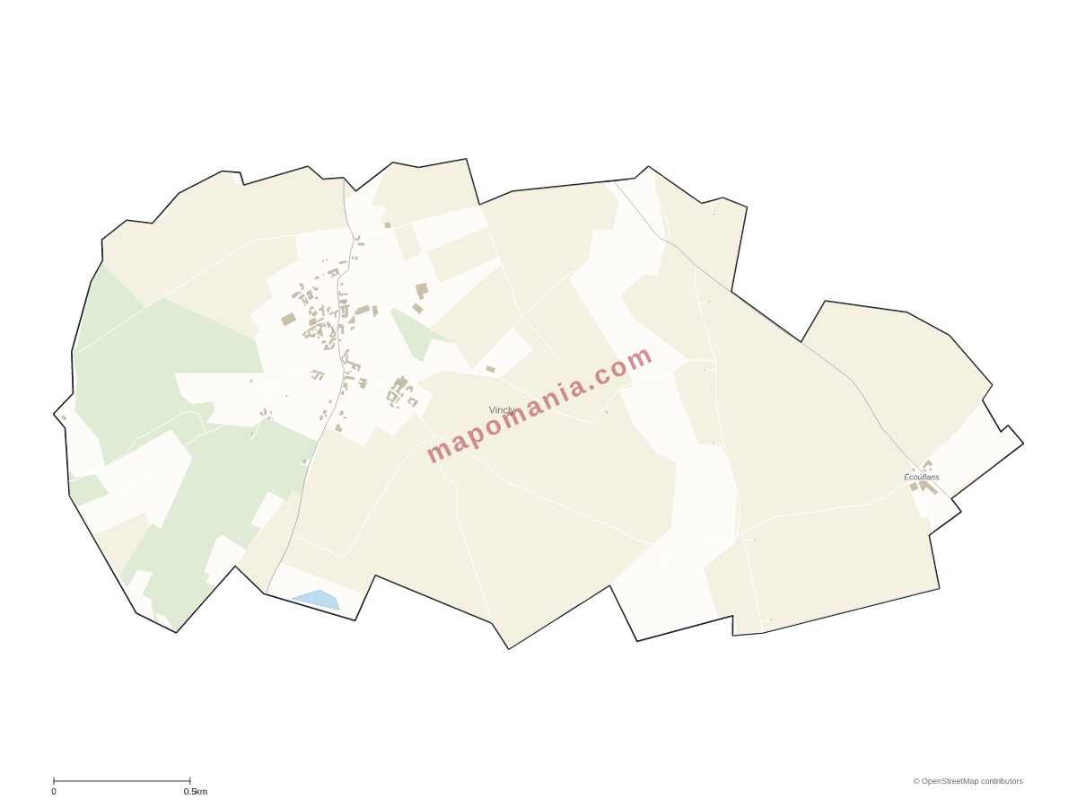 Carte de Vincly à personnaliser
