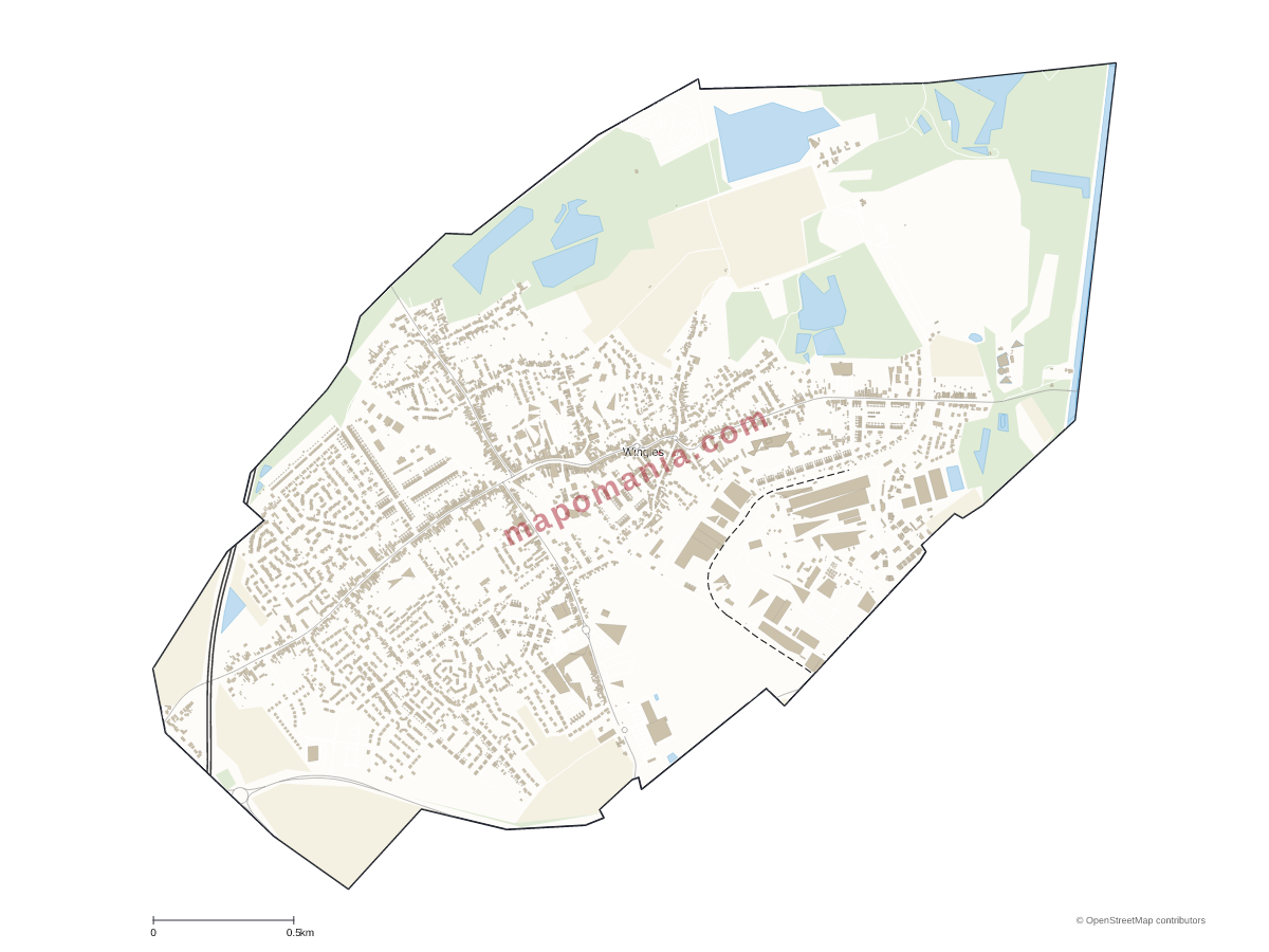 Carte de Wingles à personnaliser