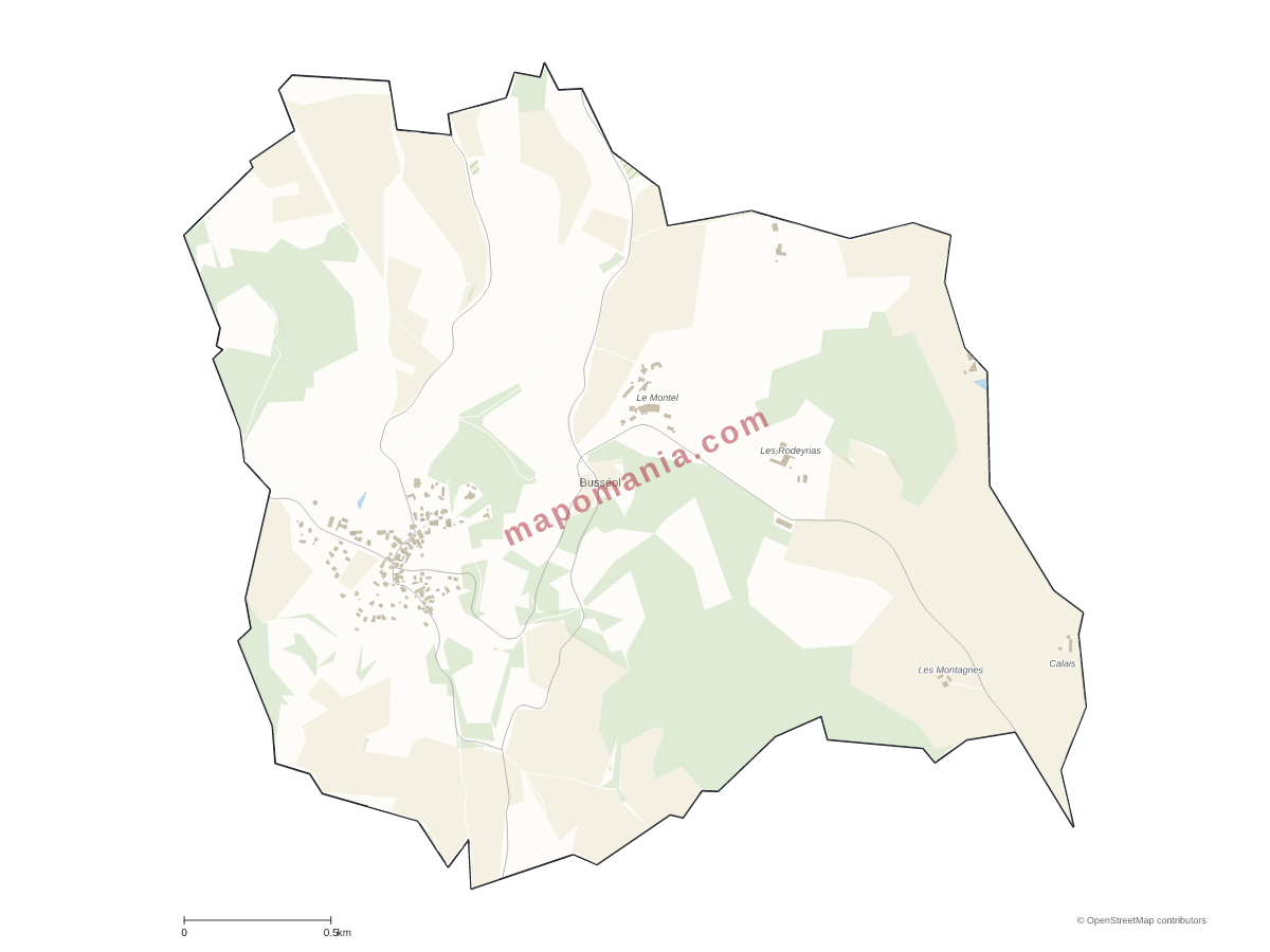 Carte de Busséol à personnaliser