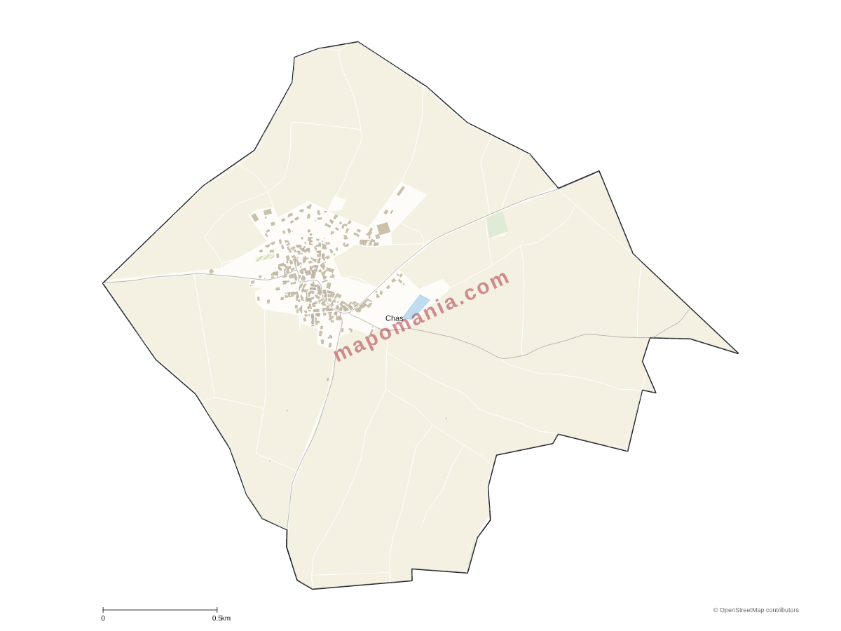 Carte de Chas à personnaliser