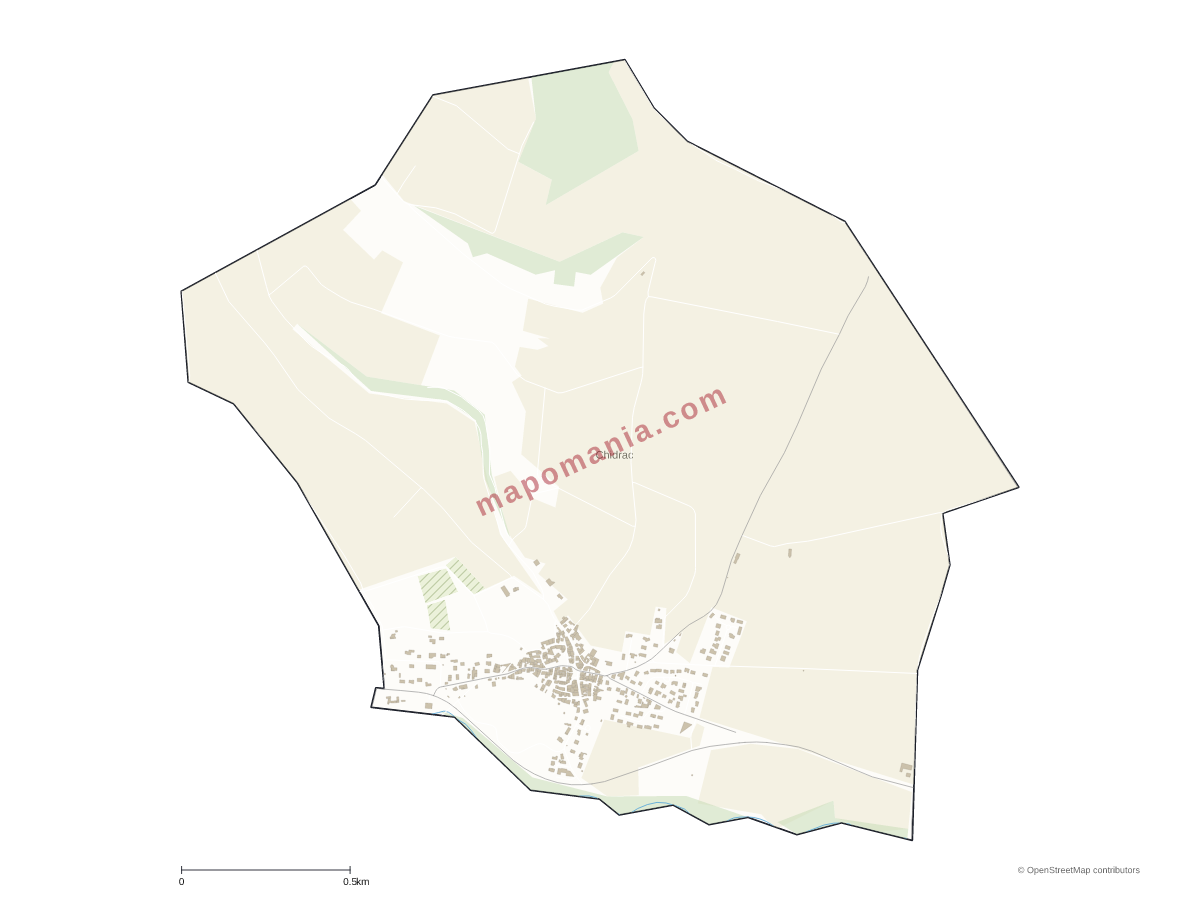 Carte de Les Deux-Rives à personnaliser