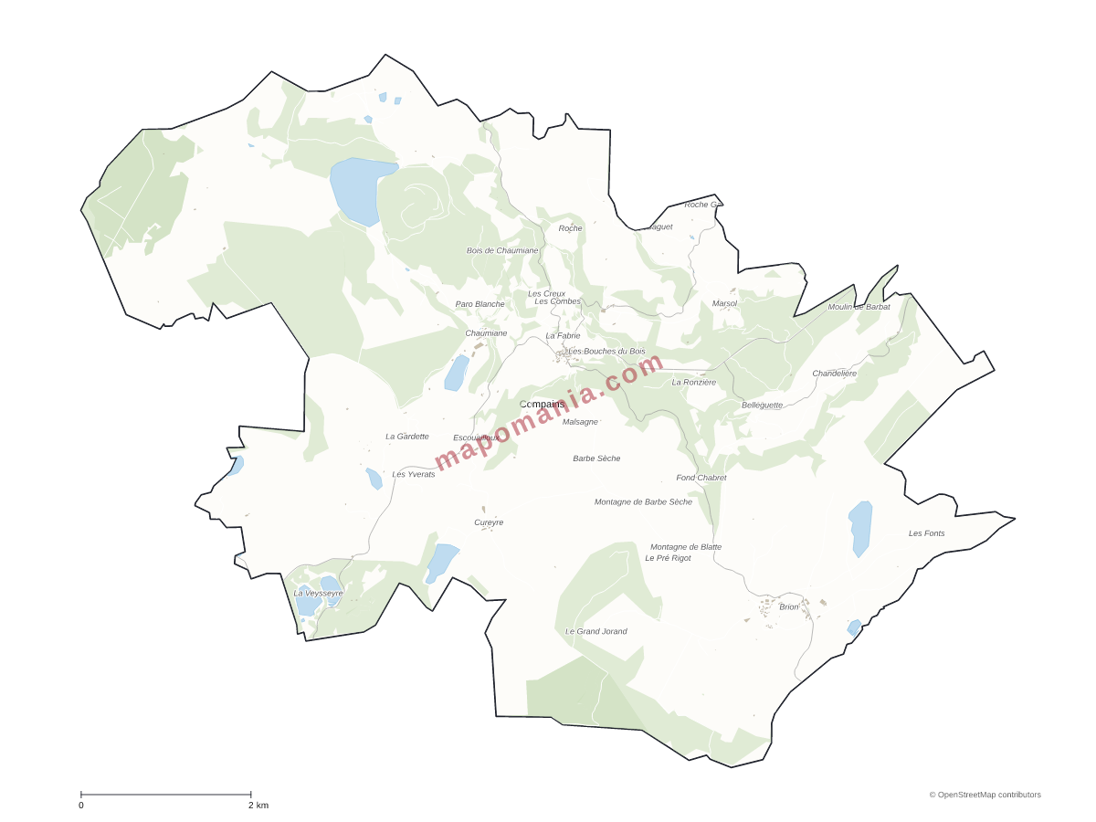 Carte de Compains à personnaliser