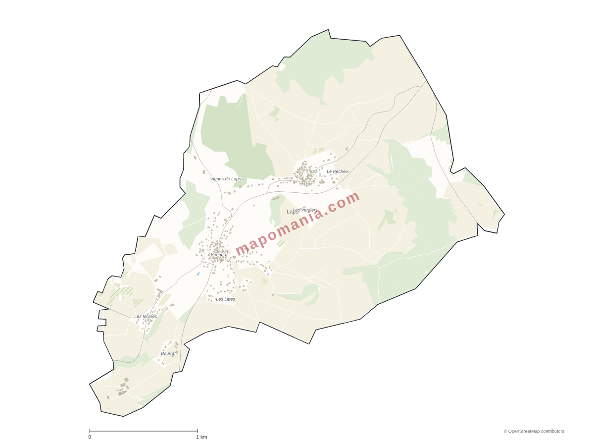Carte de Laps à personnaliser