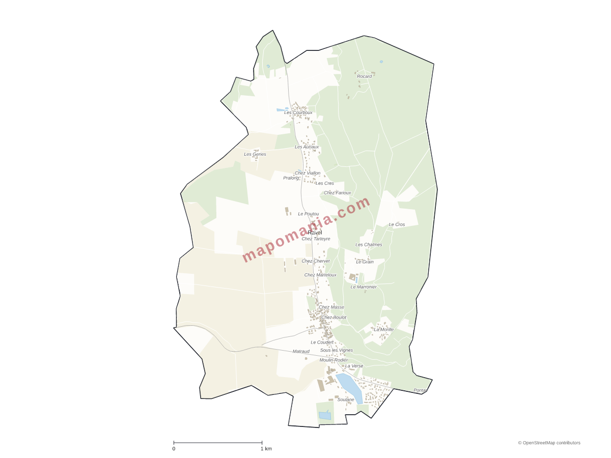 Carte de Ravel à personnaliser