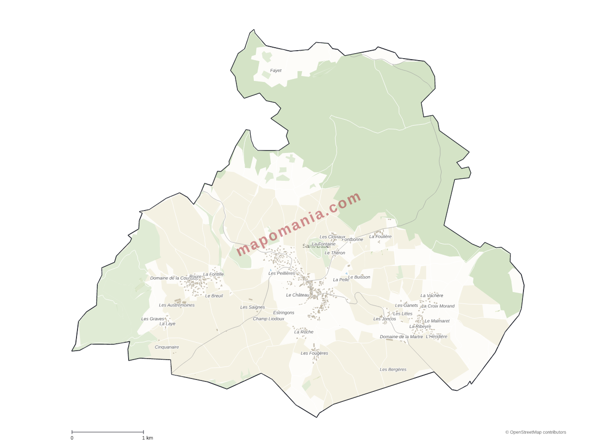 Carte de Saint-Babel à personnaliser