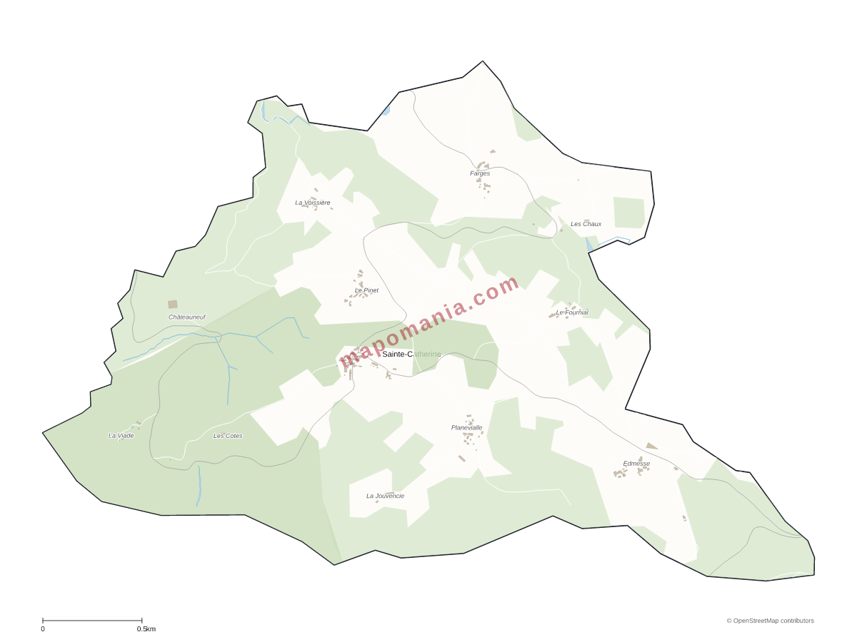 Carte de Sainte-Catherine à personnaliser